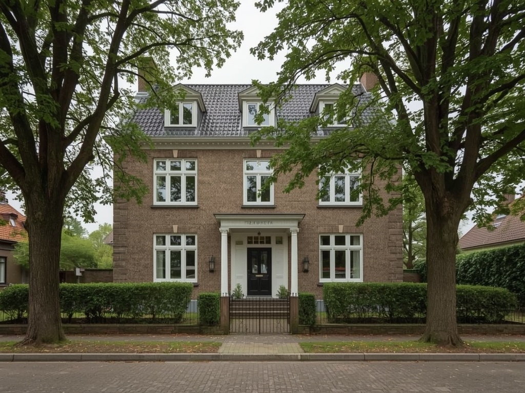 foto van ouderwetse huizen