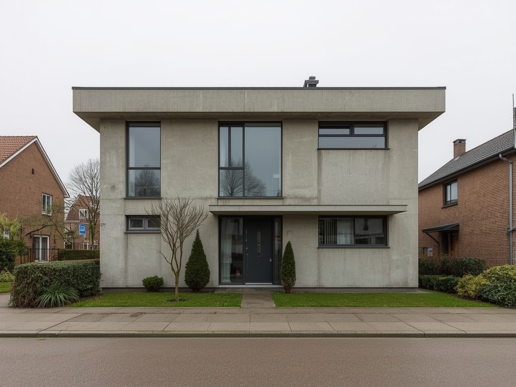 Appartementencomplex in Velp-Noord met antraciet grijze kunststof kozijnen