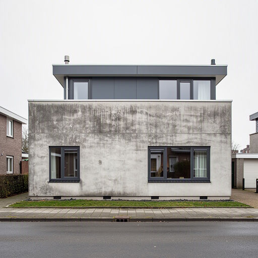 Appartementencomplex in Rheden met antraciet grijze kunststof kozijnen