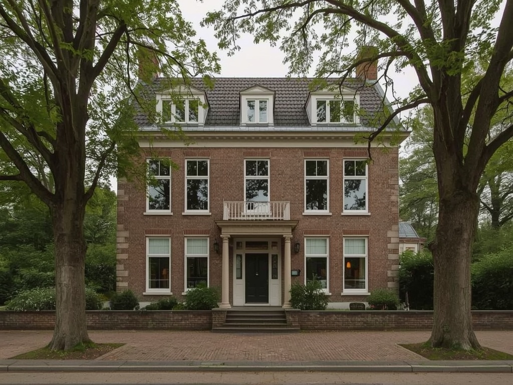 foto van ouderwetse huizen