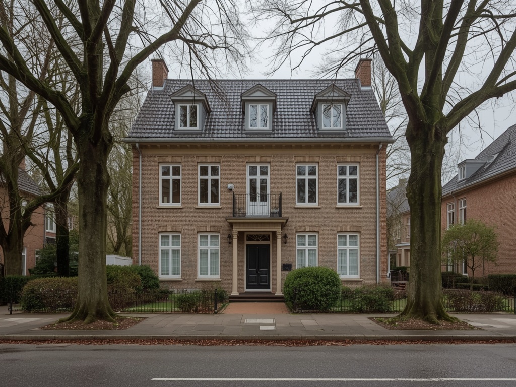 foto van ouderwetse huizen