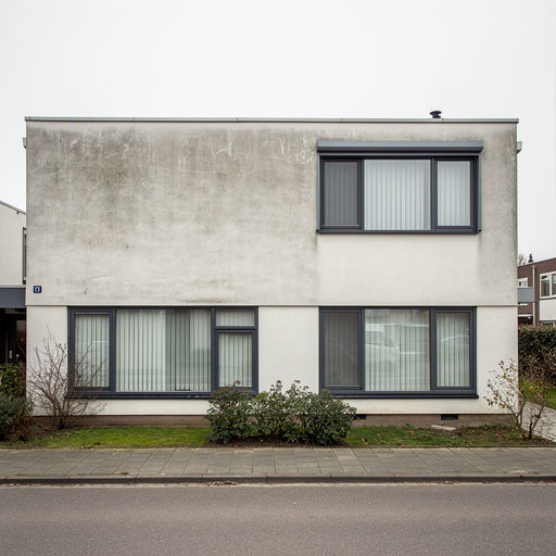 Appartementencomplex in Bemmel met antraciet grijze kunststof kozijnen