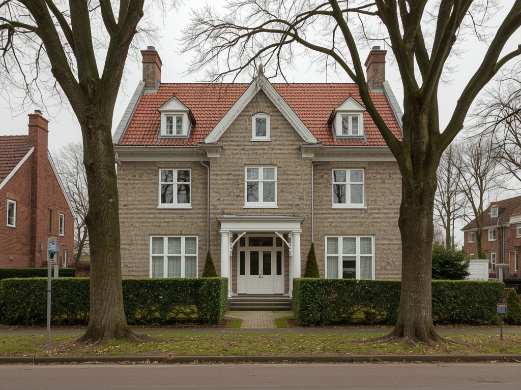 foto van ouderwetse huizen