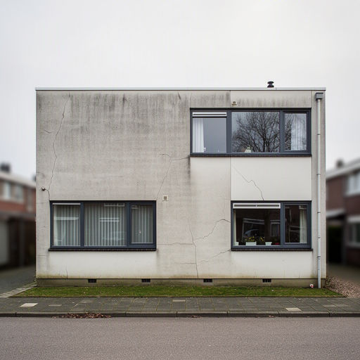 Rijtjeswoning Dieren met antraciet grijze kunststof kozijnen en voordeur