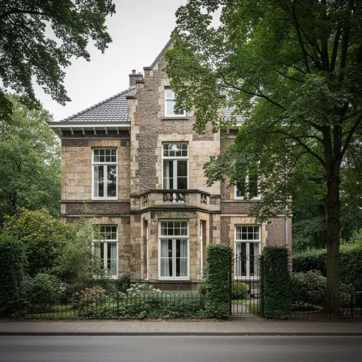 Witte kunststof kozijnen in een vooroorlogs huis aan de Oranjesingel in Nijmegen