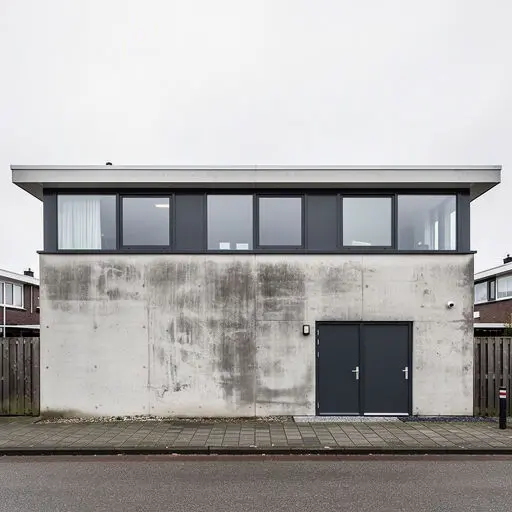 Rijtjeshuis Westervoort met antraciet grijze kunststof kozijnen en voordeur