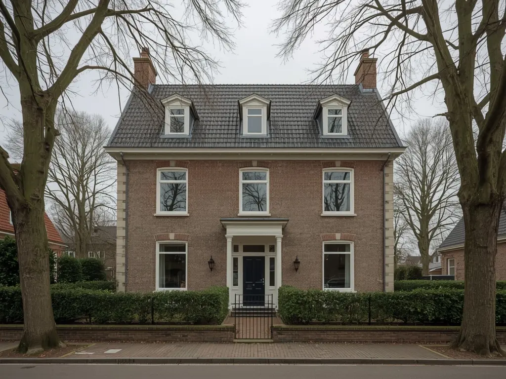 Moderne rijwoning in Duiven centrum met pas geplaatste antraciete kunststof kozijnen