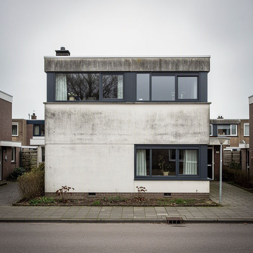 Vrijstaande woning in Bemmel met antraciet grijze kunststof kozijnen en voordeur