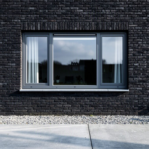Antraciet kunststof kozijnen aan een gerenoveerde woning in Arnhem